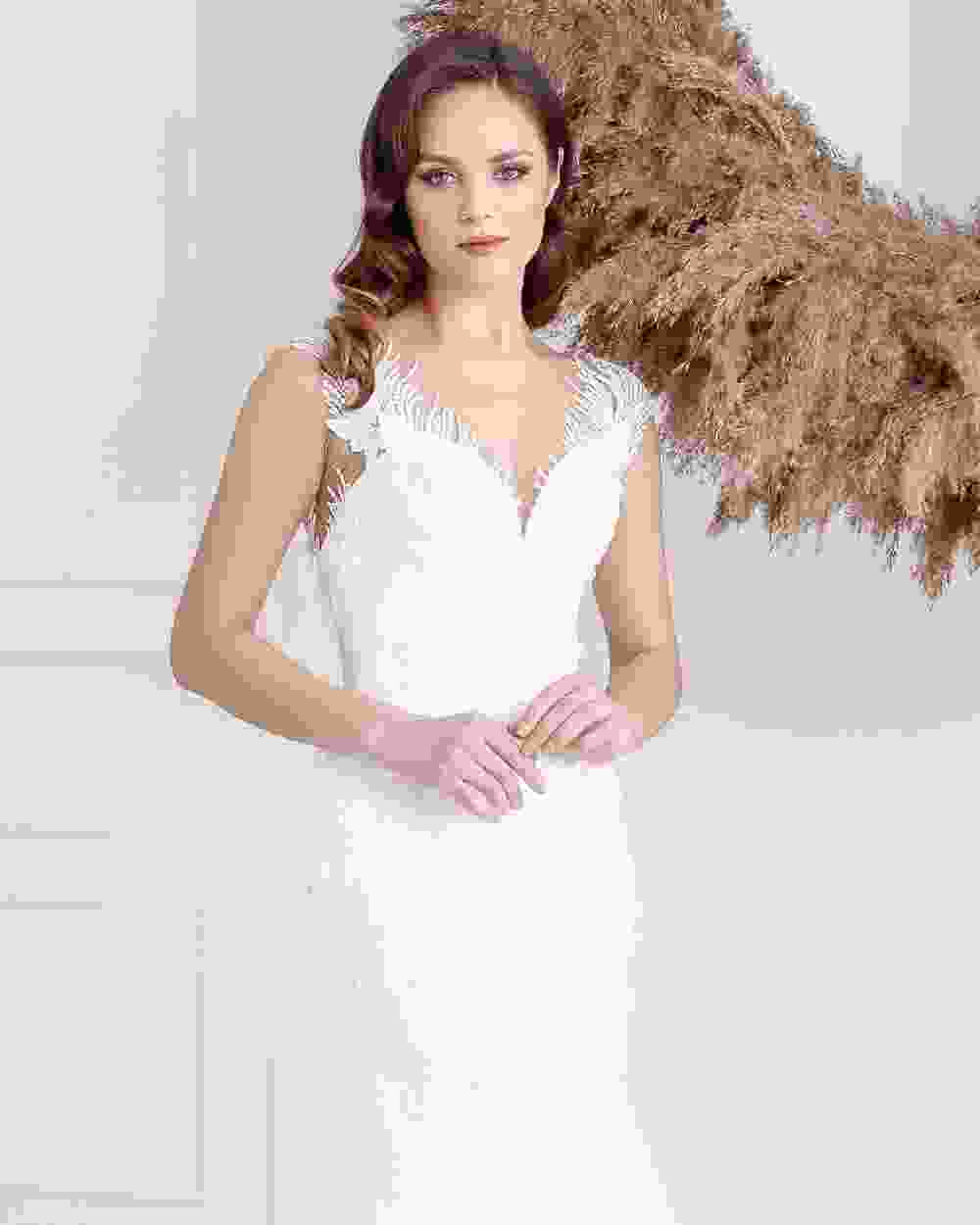 Embroidered Bridal Gown